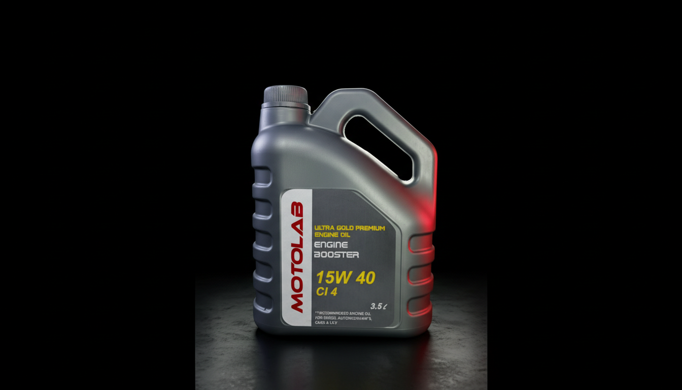motolab ultra gold premium engine oil 15w 40 ci 4 engine booster