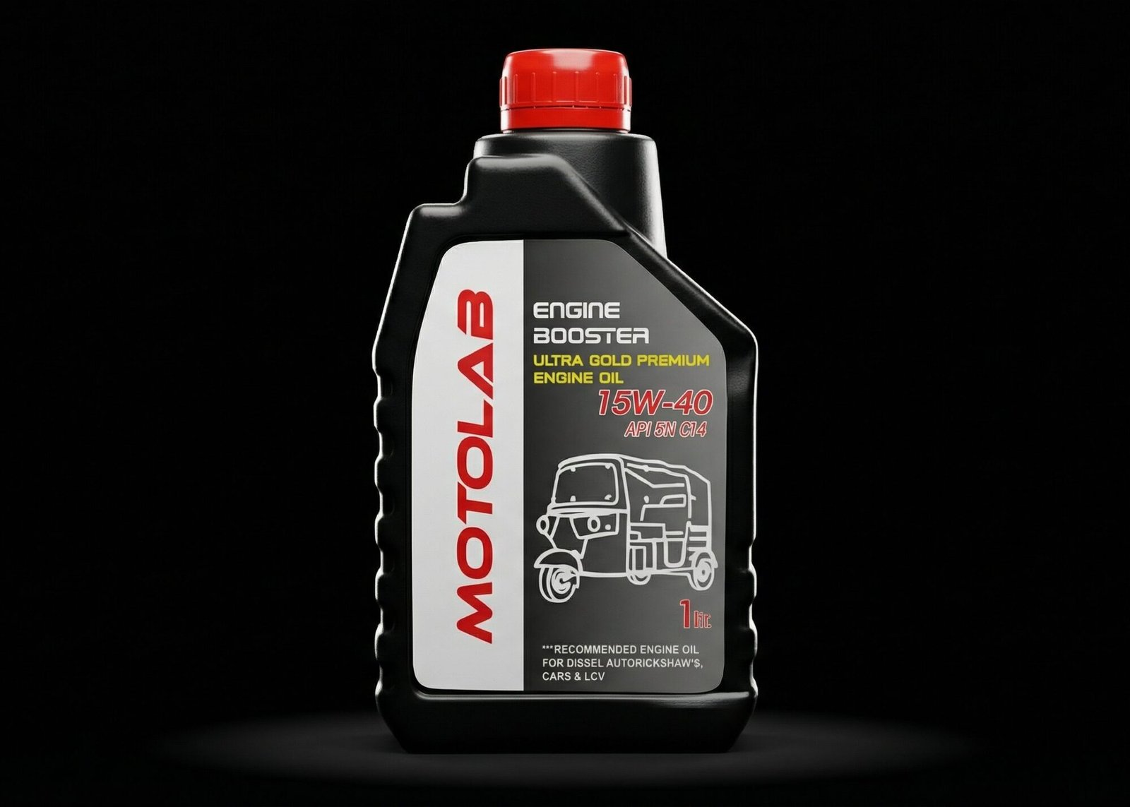 motolab engine booster ultra 15w 40 premium engine oil – 1l