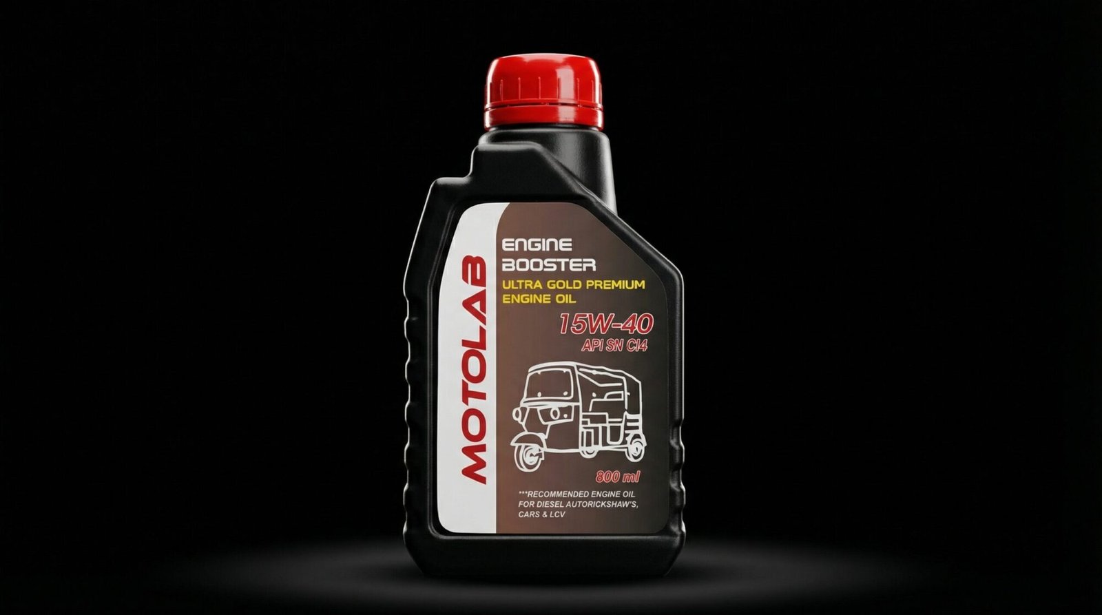 motolab engine booster ultra 15w 40 premium engine oil – 500ml