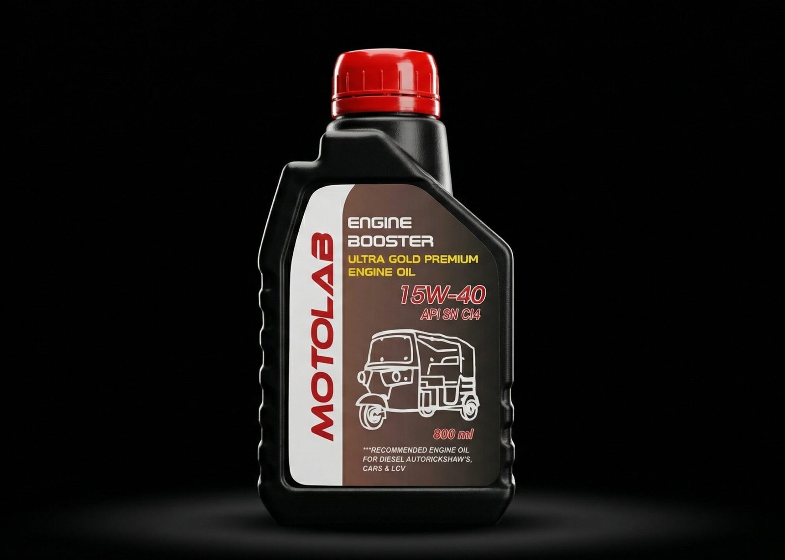motolab engine booster ultra 15w 40 premium engine oil – 500ml