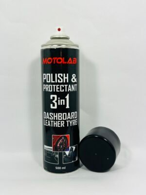 motolab polish & protectant 3 in 1 dashboard, leather & tyre spray – 500ml