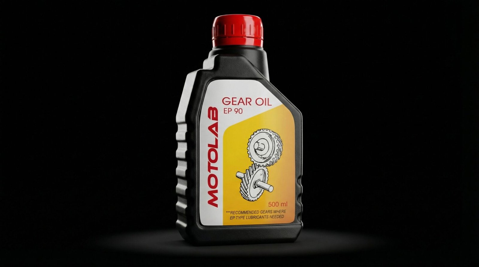 motolab gear oil ep 90 500ml bottle black plastic delpmaspu