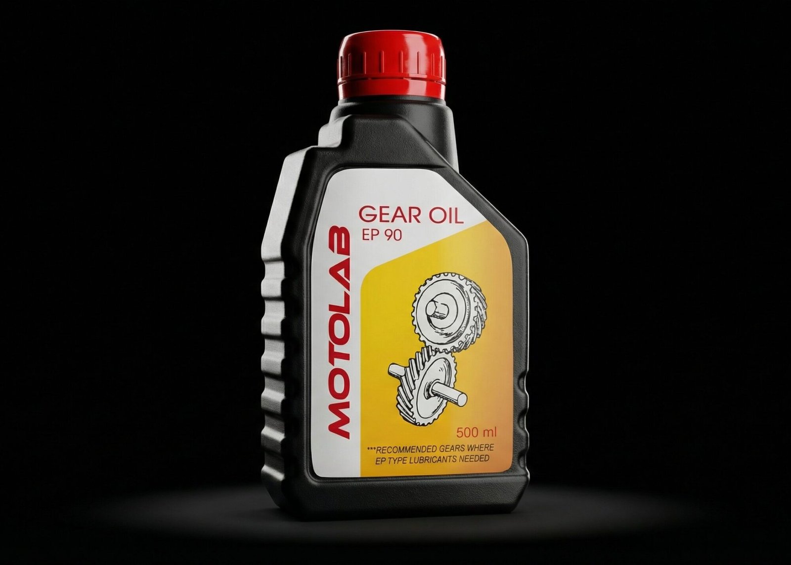 motolab gear oil ep 90 500ml bottle black plastic delpmaspu