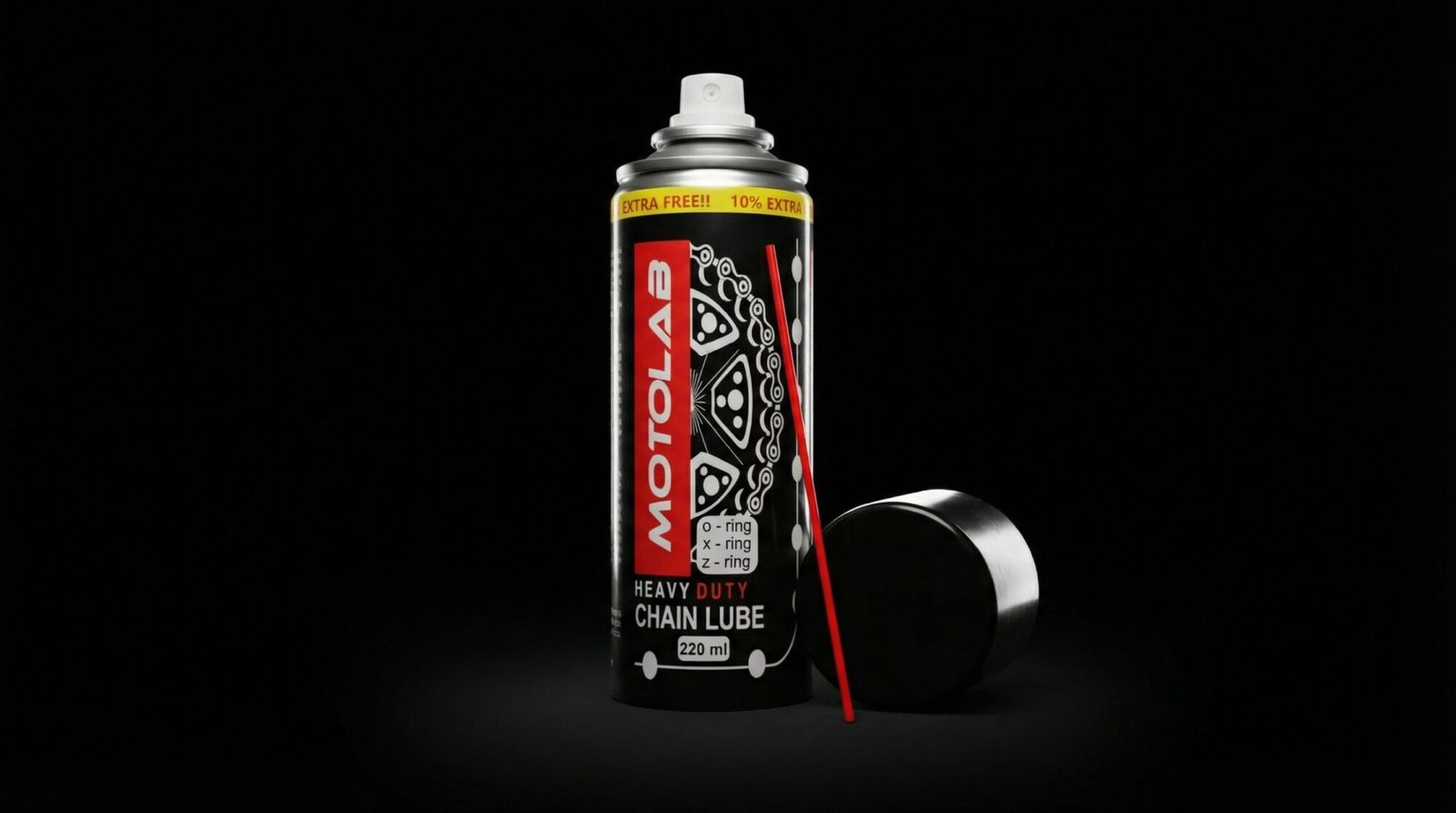 motolab heavy duty chain lube 220ml aerosol spray delpmaspu