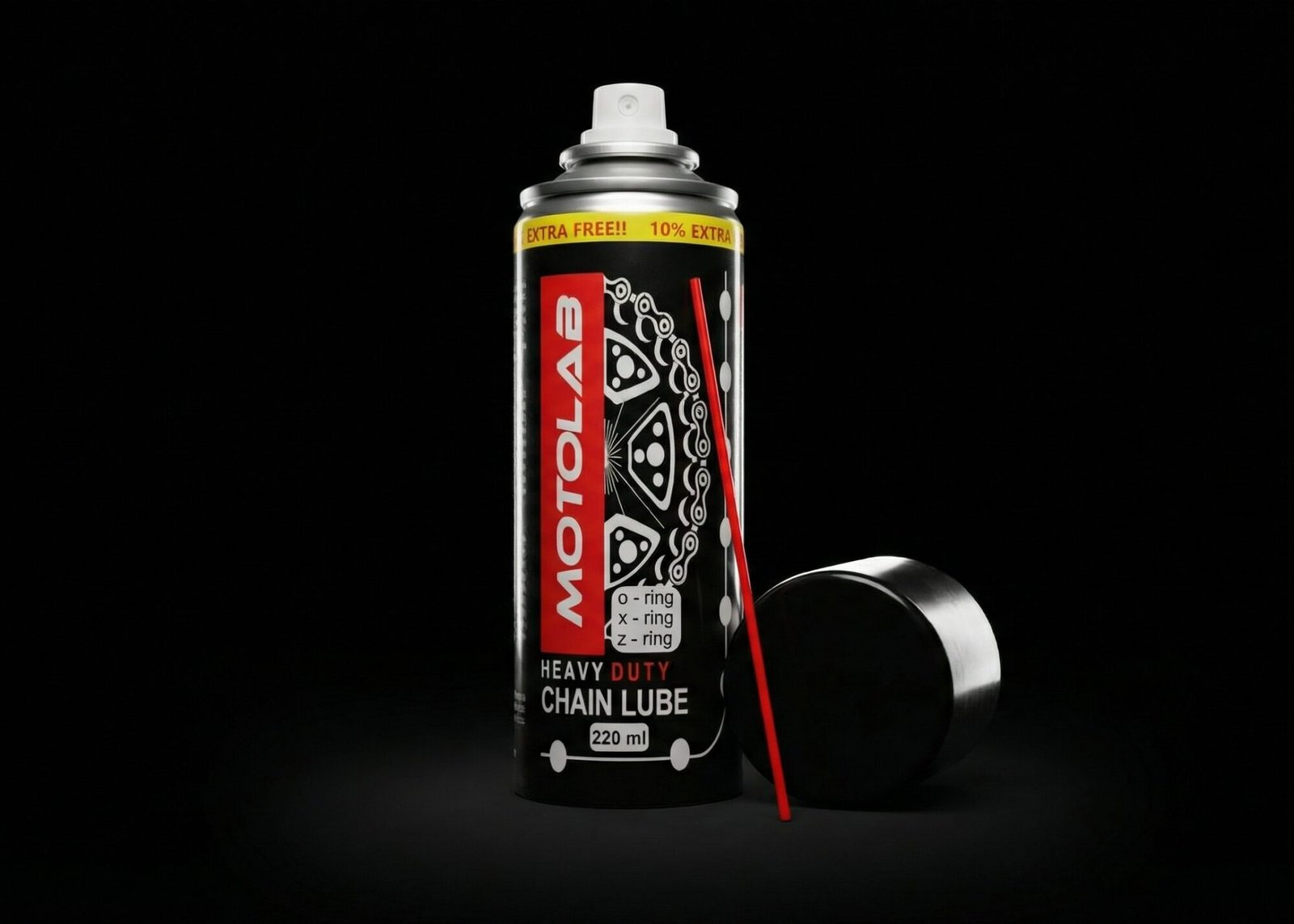 motolab heavy duty chain lube 220ml aerosol spray delpmaspu