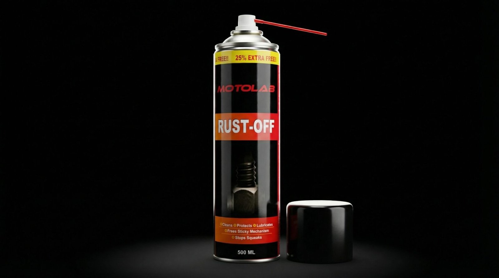 motolab rustoff 500ml aerosol spray can cylindrica delpmaspu
