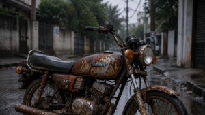 The rain doesn’t care about your spare parts.