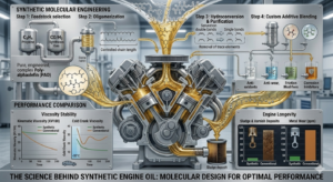 The science behind synthetic engine oil.